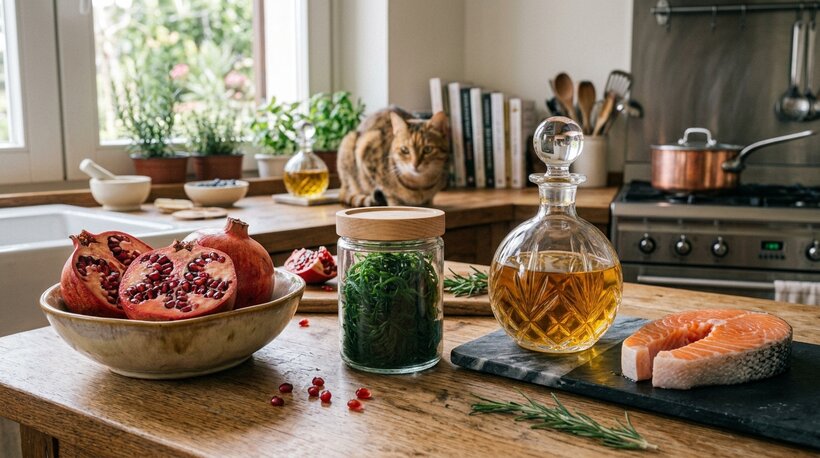 Le ricette multiproteiche Sterilight includono melagrana, spirulina e olio di salmone